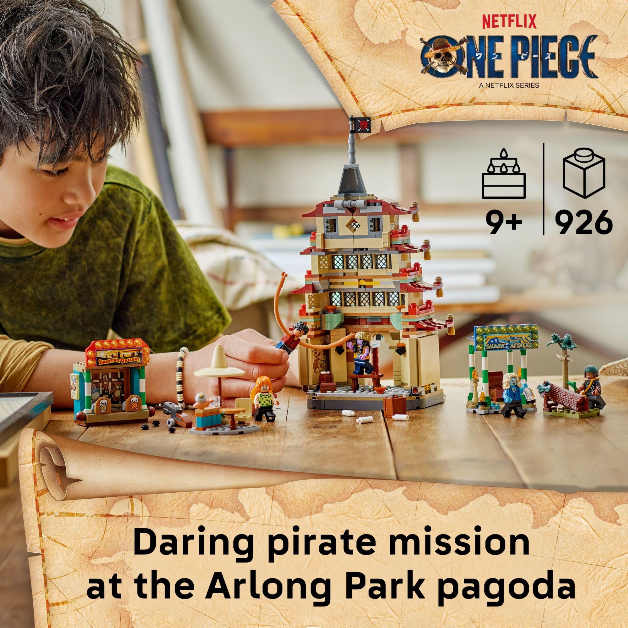 Amazon.com: LEGO ONE PIECE Battle at Arlong Park Building Blocks